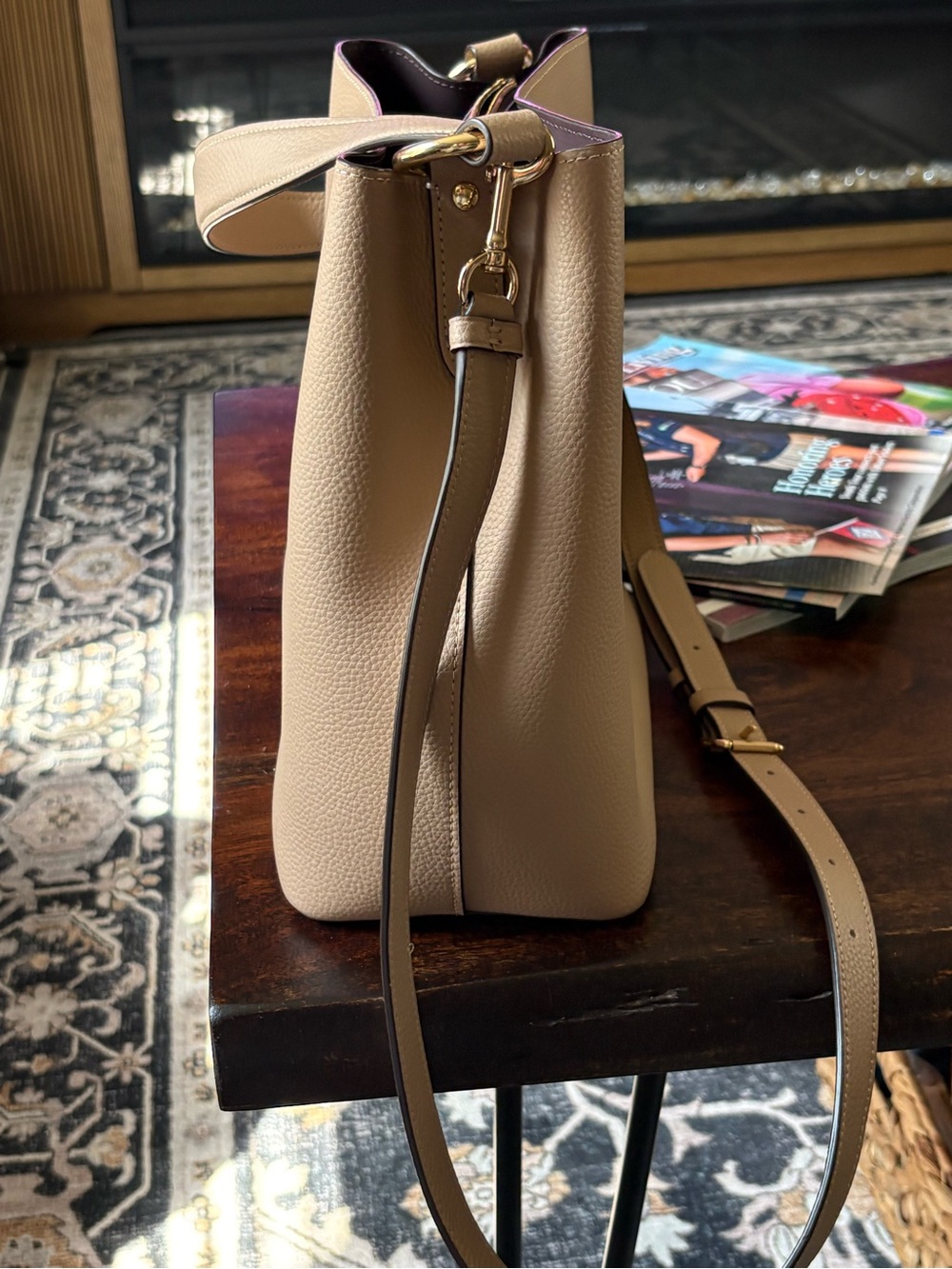 Authentic Coach Large Town Bucket Bag Taupe like new. $200. NOW!! $180.00 - Picture 4 of 12